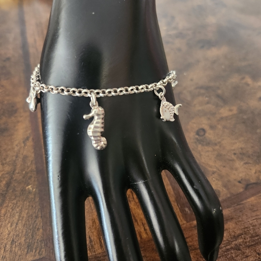 925 Sterling Silver nautical bracelet